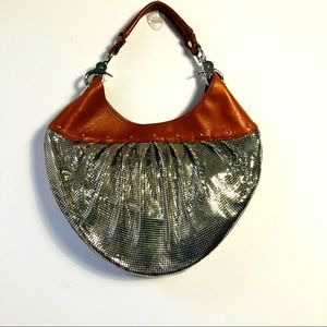 Cole Haan G Series Silver Chainmail Purse